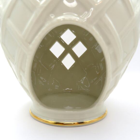 Lenox Holiday Tartan Luminary Tealight Wax Warmer Dimension Collection - Picture 6 of 11